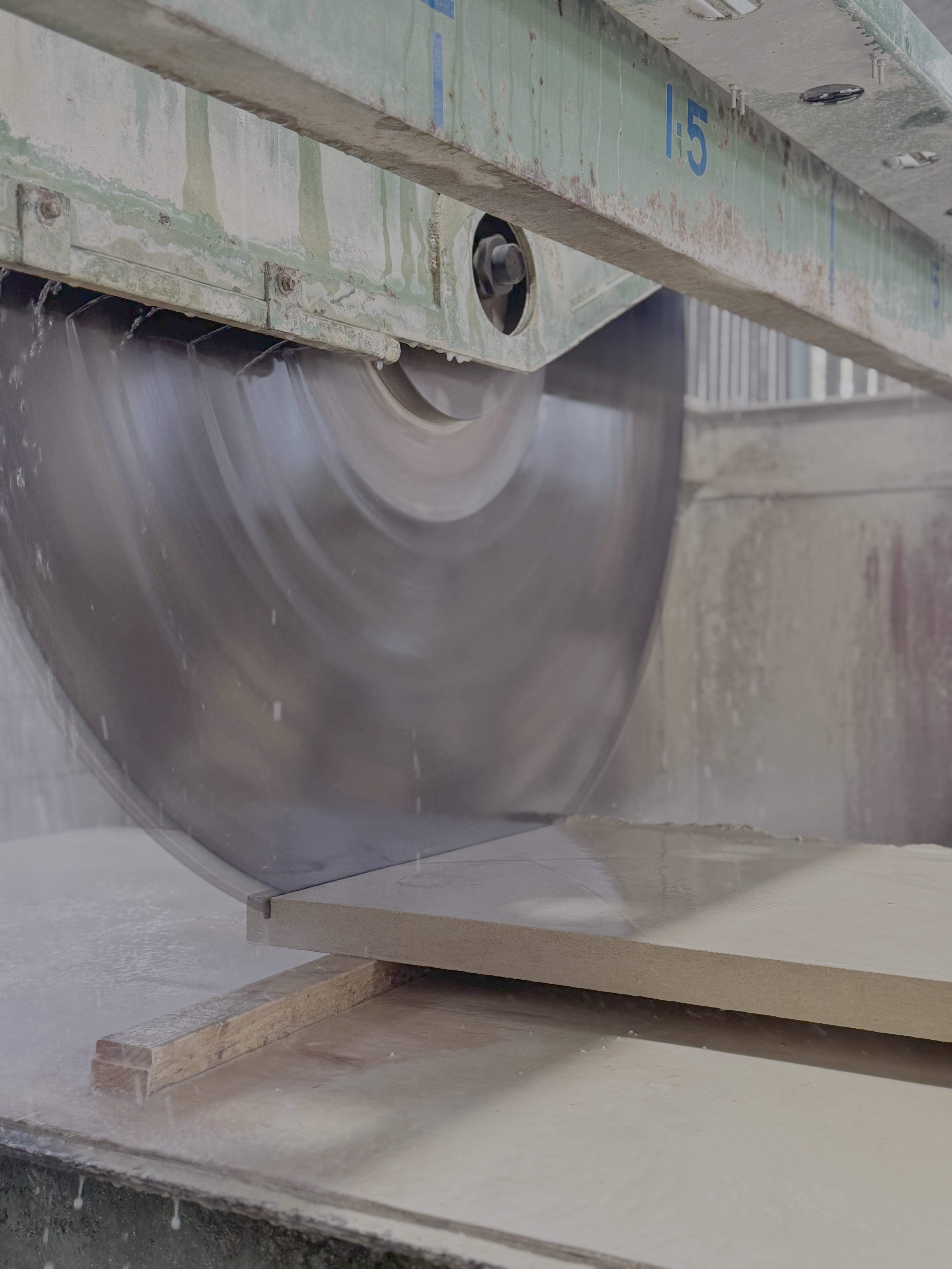 Stone Saw in Workshop